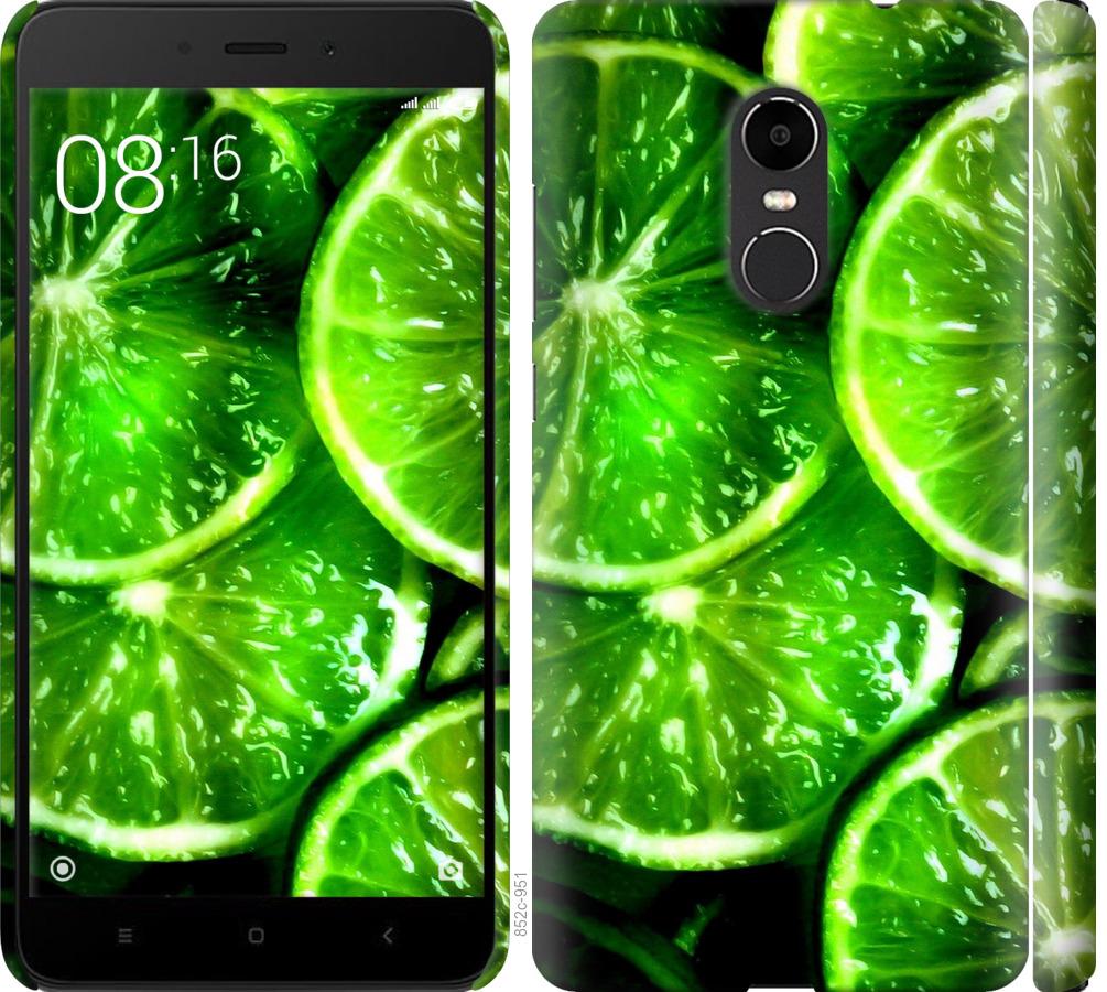 

Чохол на Xiaomi Redmi Note 4X Зелені часточки лимона