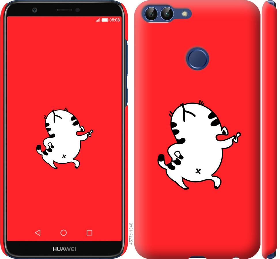 

Чехол на Huawei P Smart Котик