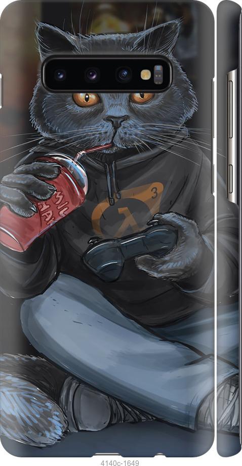 

Чехол на Samsung Galaxy S10 Plus gamer cat