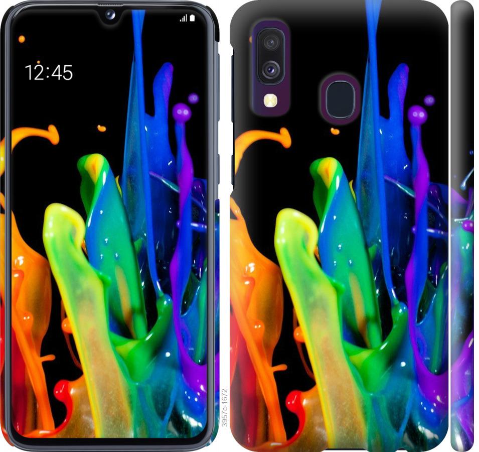 

Чохол на Samsung Galaxy A40 2019 A405F бризки фарби
