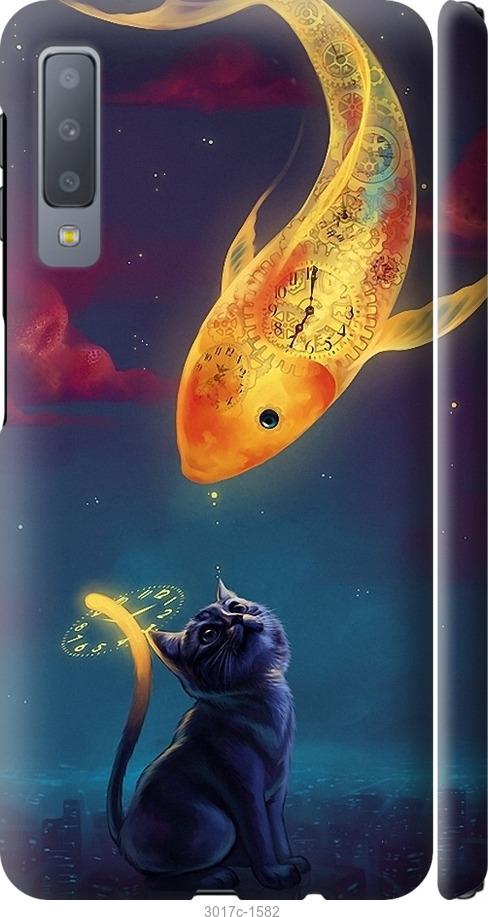 

Чехол на Samsung Galaxy A7 (2018) A750F Кошкин сон