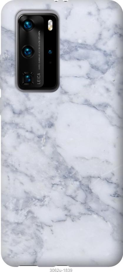 

Чохол на Huawei P40 Pro Блакитний мармур