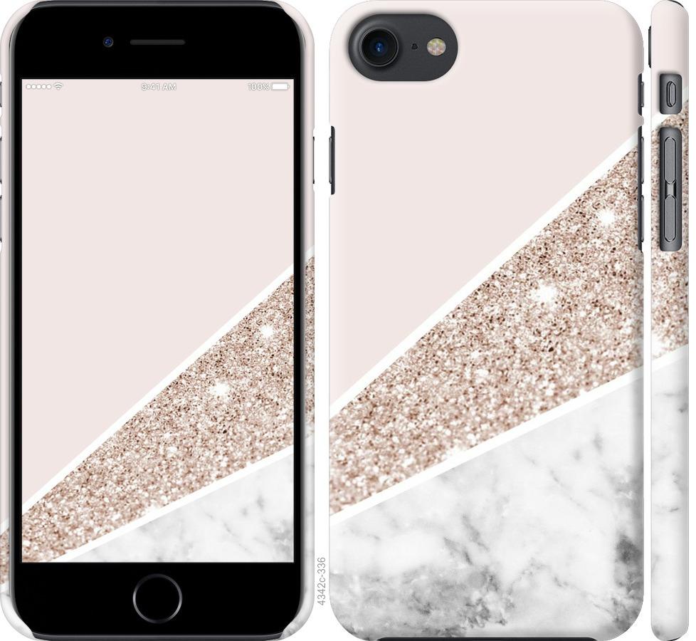 

Чехол на iPhone 7 Пастельный мрамор