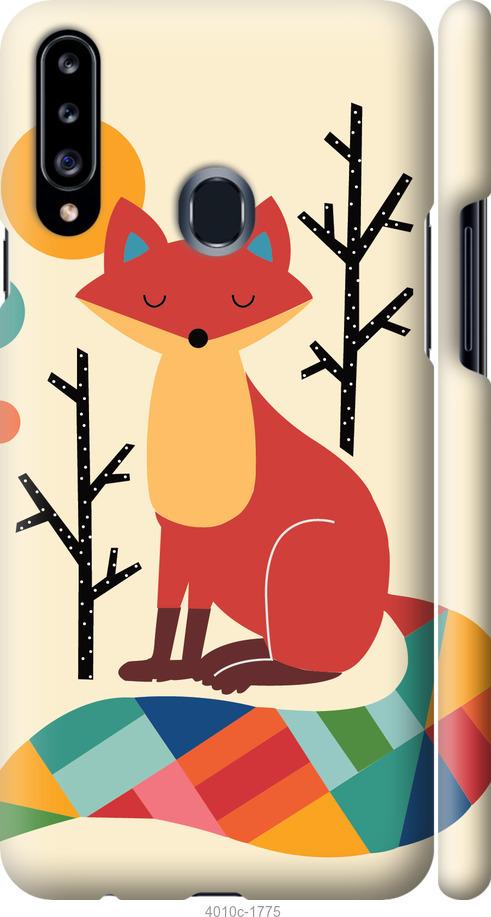 

Чехол на Samsung Galaxy A20s A207F Rainbow fox
