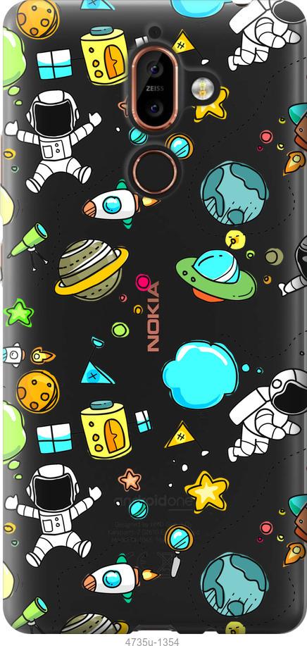 

Чехол на Nokia 7 Plus Космос