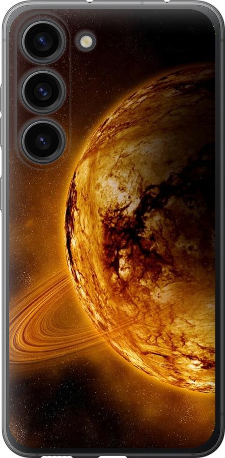 

Чохол на Samsung Galaxy S23 Жовтий Сатурн
