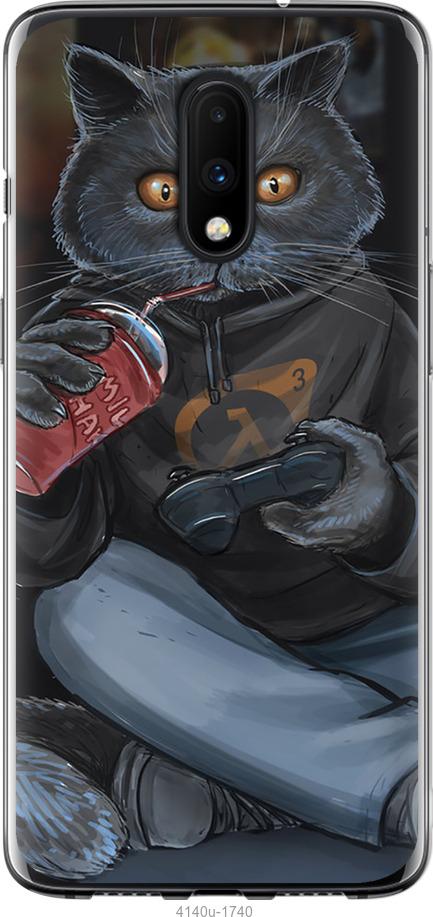 

Чехол на OnePlus 7 gamer cat