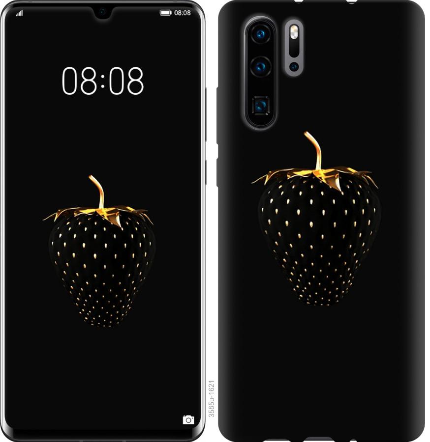 

Чохол на Oppo Reno 3 Чорна полуниця