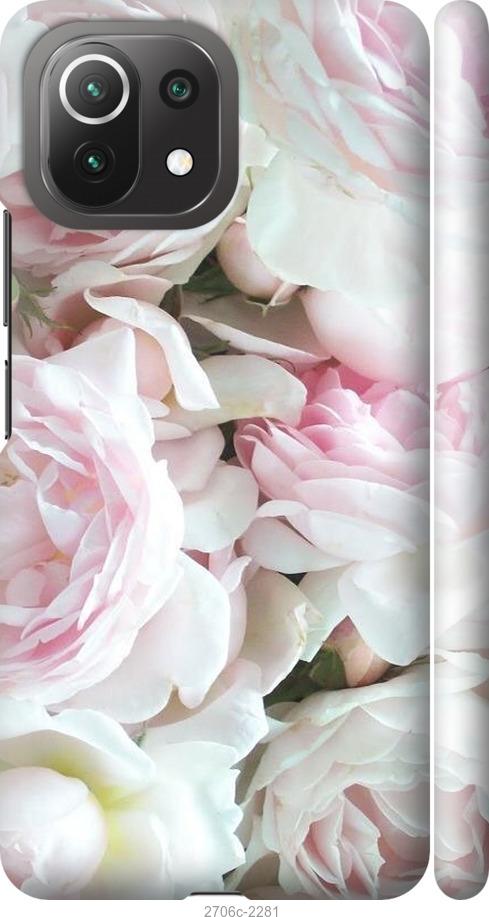 

Чехол на Xiaomi Mi 11 Lite Пионы v2