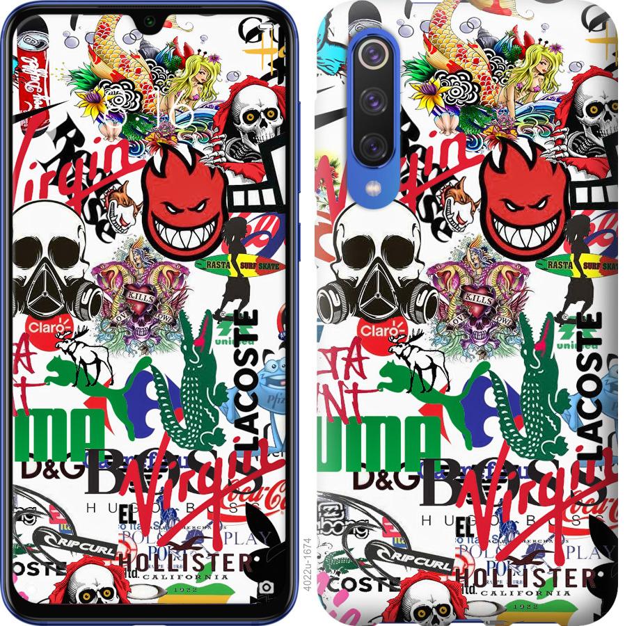 

Чохол на Xiaomi Mi Note 10 Many different logos