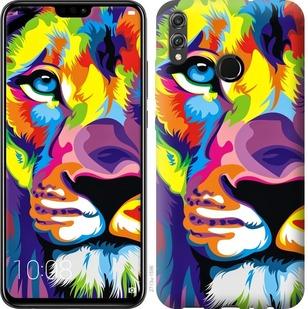 

Чохол на Huawei Honor 8X Різнобарвний лев