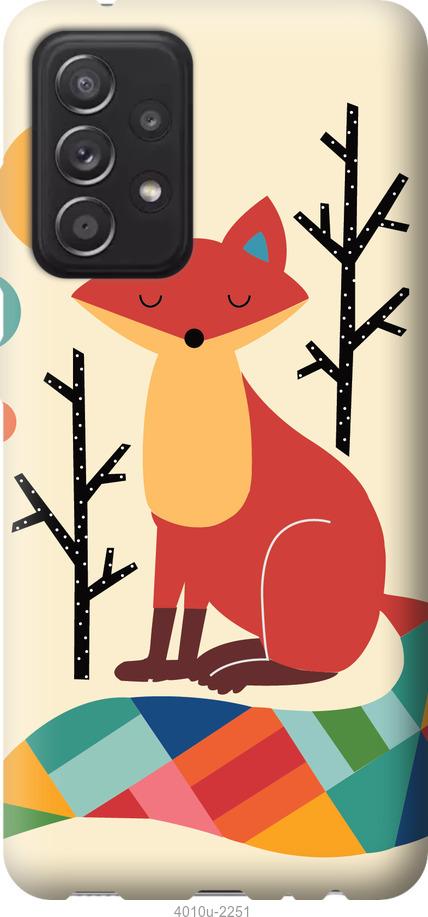

Чехол на Samsung Galaxy A52 Rainbow fox