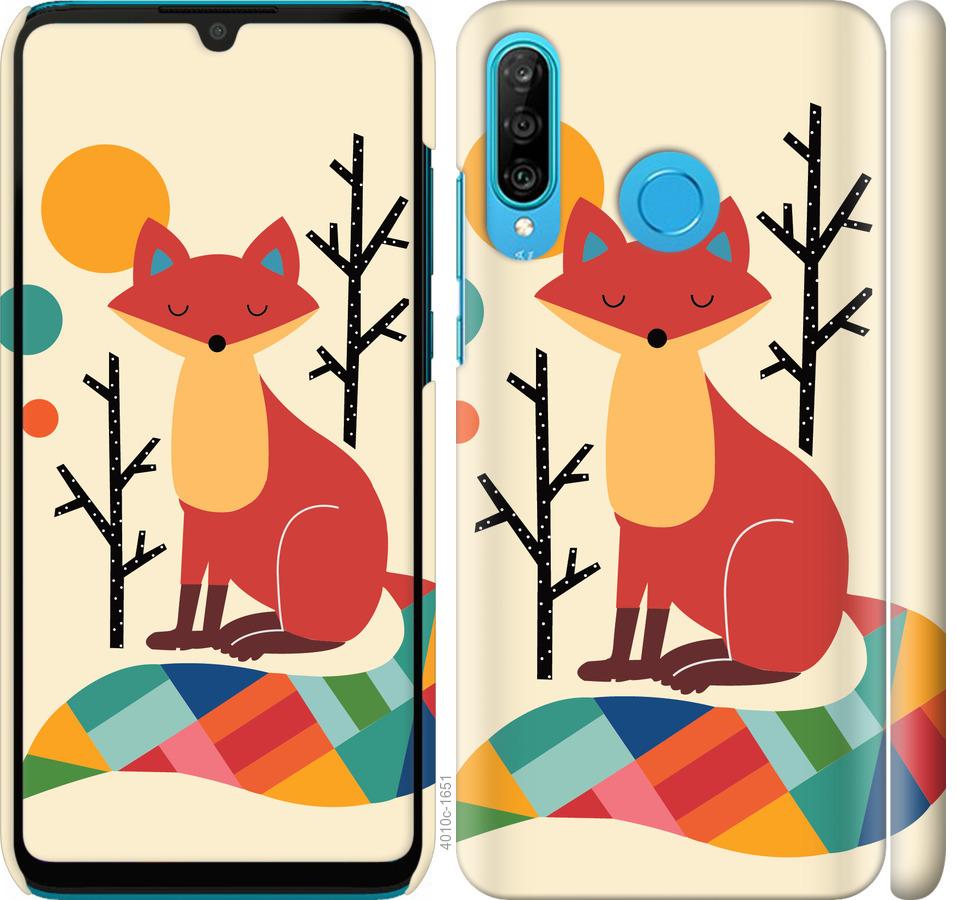 

Чехол на Huawei P30 Lite Rainbow fox