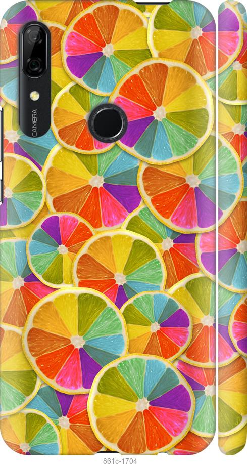 

Чехол на Huawei P Smart Z Разноцветные дольки лимона