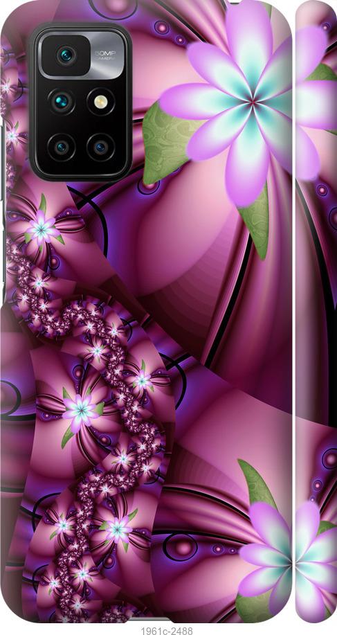 

Чехол на Xiaomi Redmi 10 Цветочная мозаика