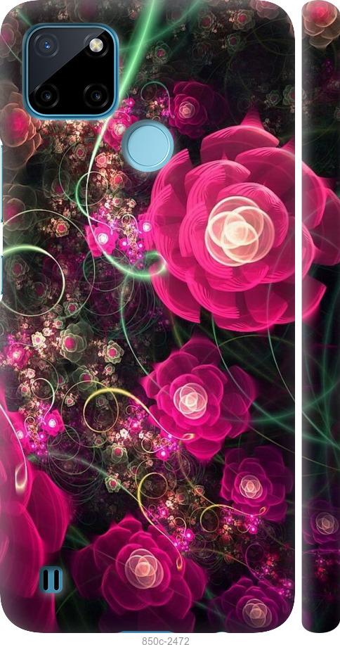 

Чехол на Realme C25Y Абстрактные цветы 3