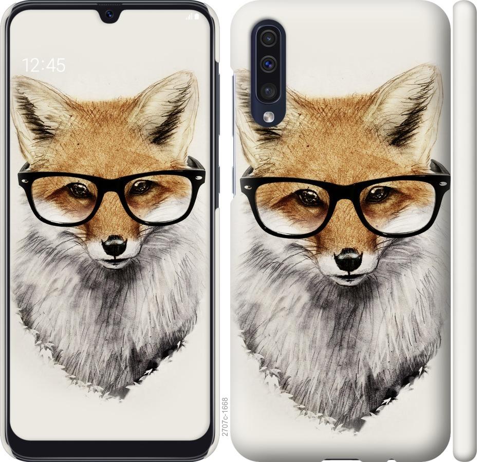 

Чехол на Samsung Galaxy A50 2019 A505F Лис в очках