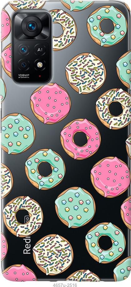 Чехол на Xiaomi Redmi Note 11 Пончики 1