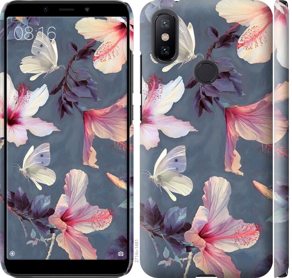 Чохол на Xiaomi Mi A2 Намальовані квіти