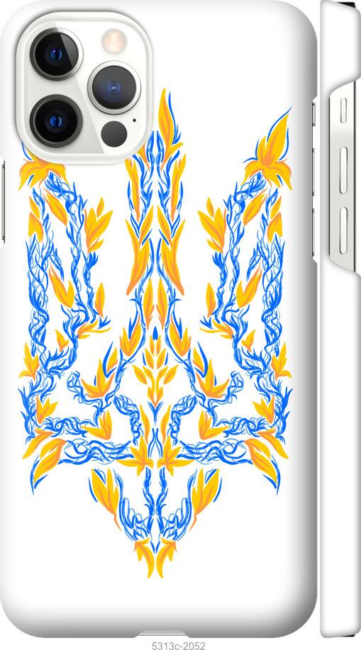 Чехол на iPhone 12 Герб Украины v3
