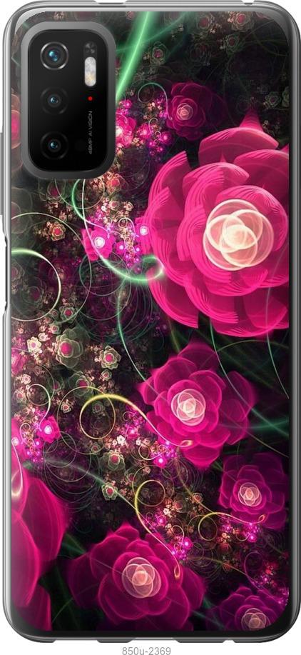 Чохол на Xiaomi Poco M3 Pro Абстрактні квіти 3