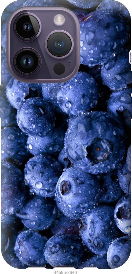 Чехол на iPhone 14 Pro Голубика