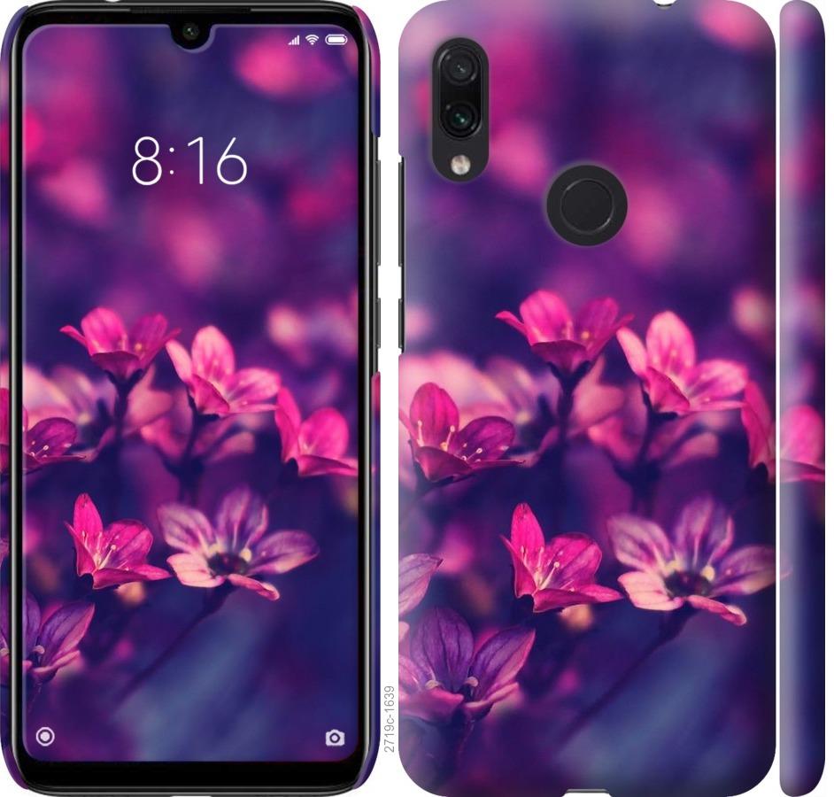 

Чохол на Xiaomi Redmi Note 7 Пурпурні квіти