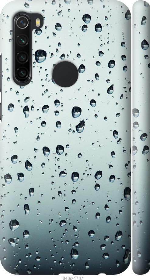 Чехол на Xiaomi Redmi Note 8 Стекло в каплях