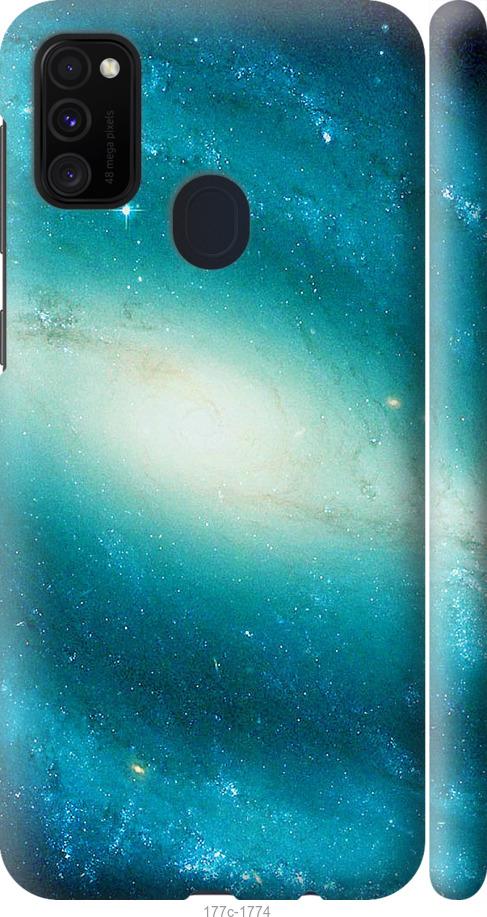Чохол на Samsung Galaxy M30s 2019 Блакитна галактика