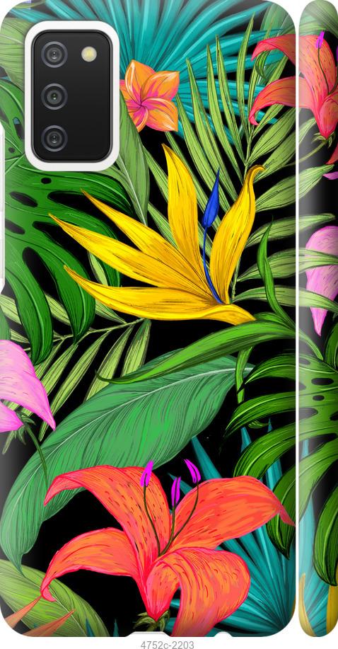 

Чохол на Samsung Galaxy A03s A037F Тропічні листя 1