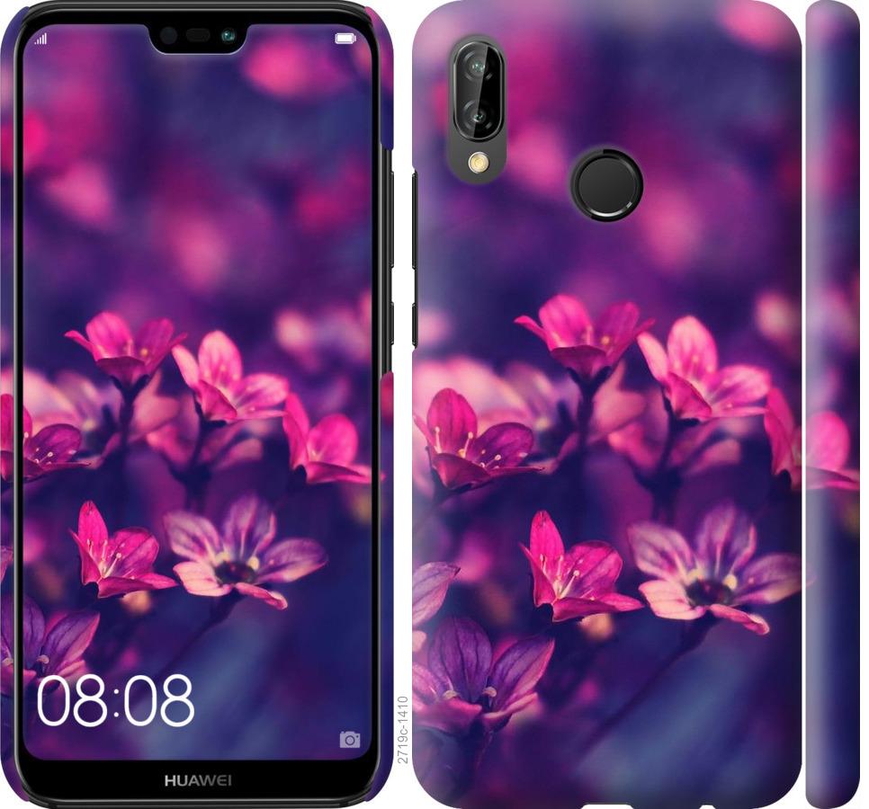 

Чохол на Huawei P20 Lite Пурпурні квіти