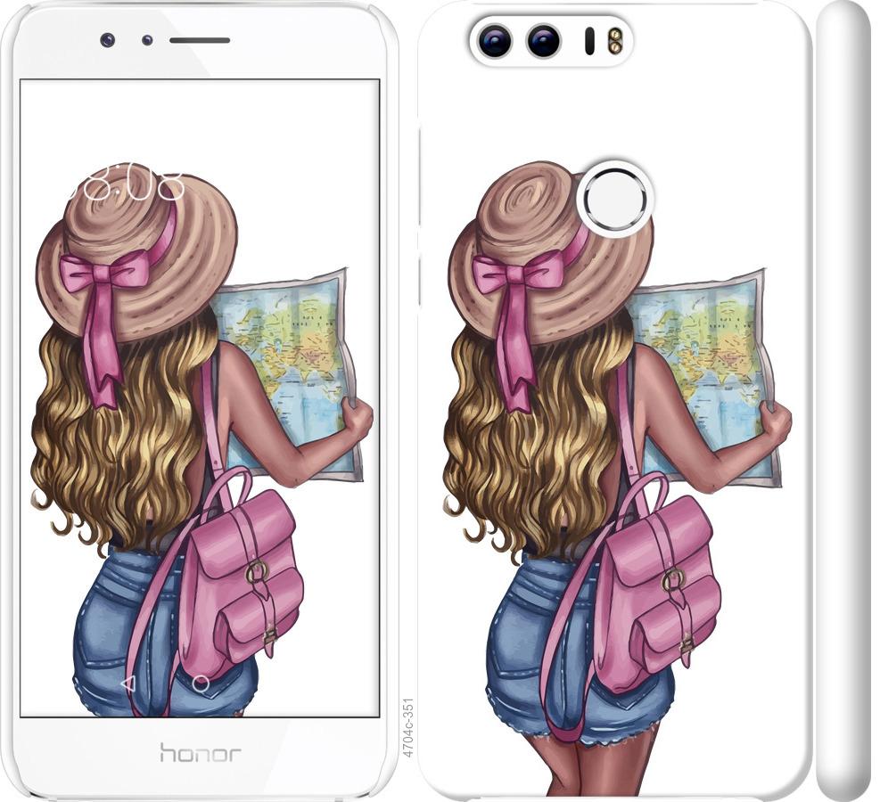 

Чохол на Huawei Honor 8 Дівчина з картою