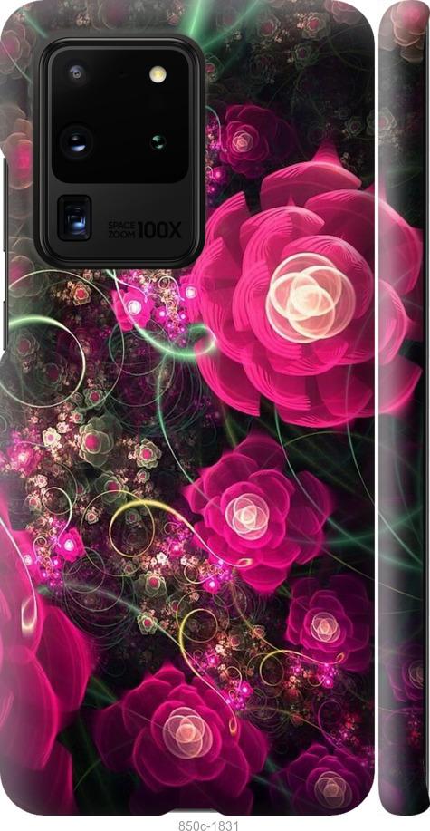 Чохол на Samsung Galaxy S20 Ultra Абстрактні квіти 3