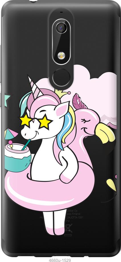 

Чехол на Nokia 5.1 Crown Unicorn