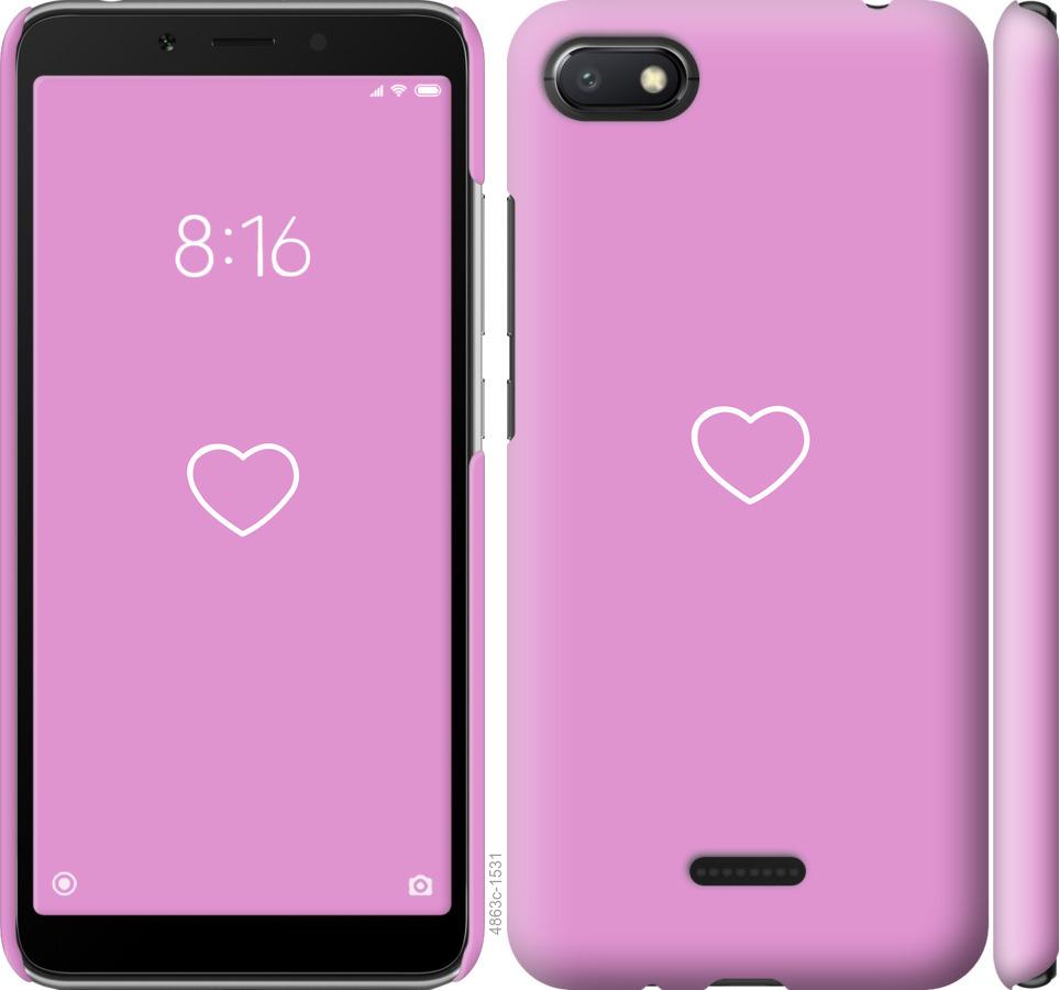 

Чохол на Xiaomi Redmi 6A серце 2