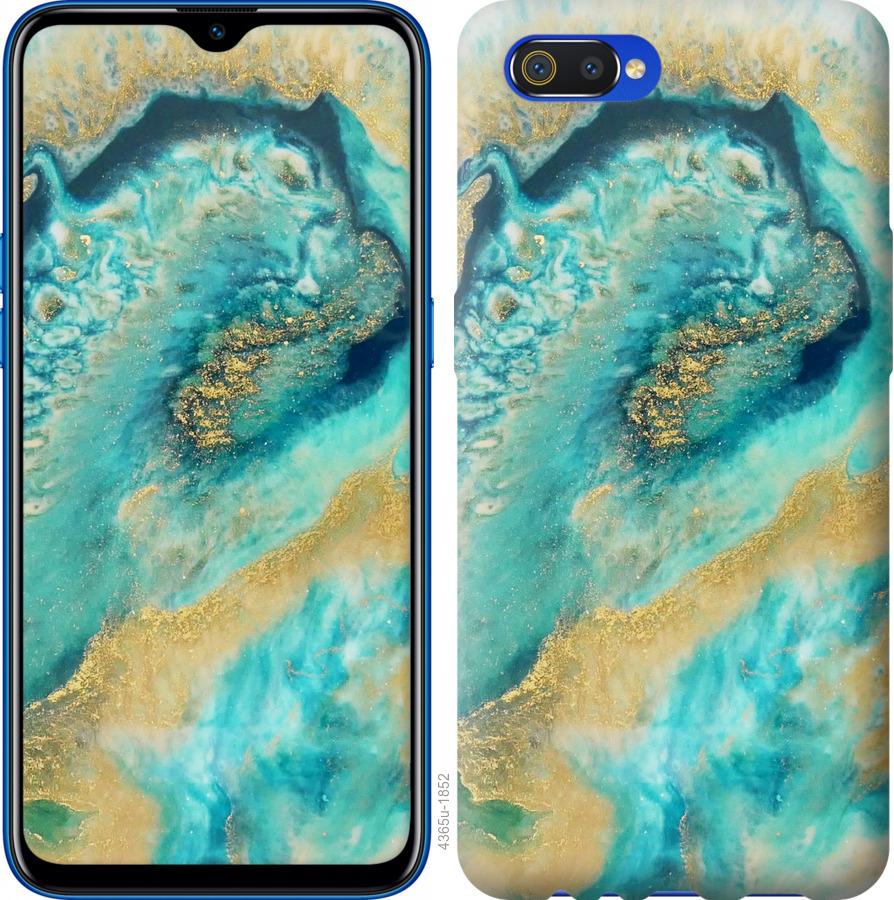 

Чохол на Realme C2 Green marble
