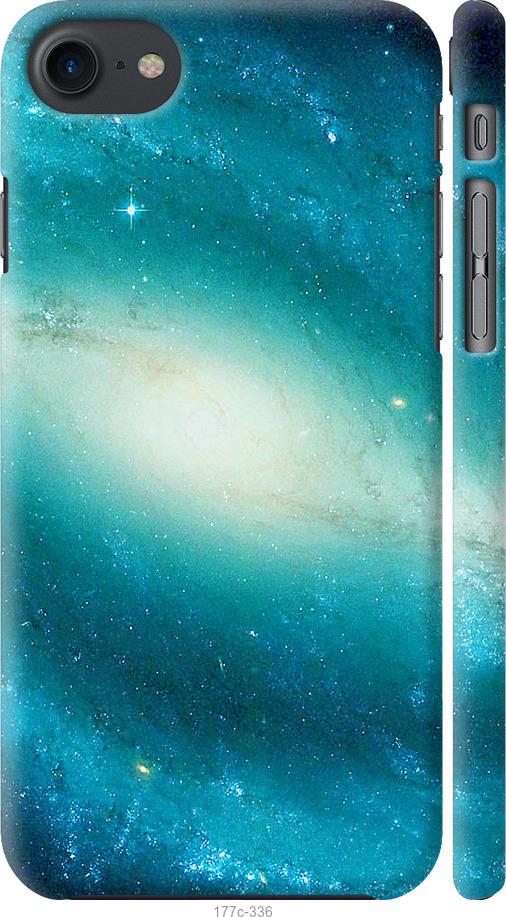 Чехол на iPhone 7 Голубая галактика