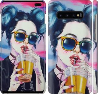 

Чехол на Samsung Galaxy S10 Plus Арт-девушка в очках