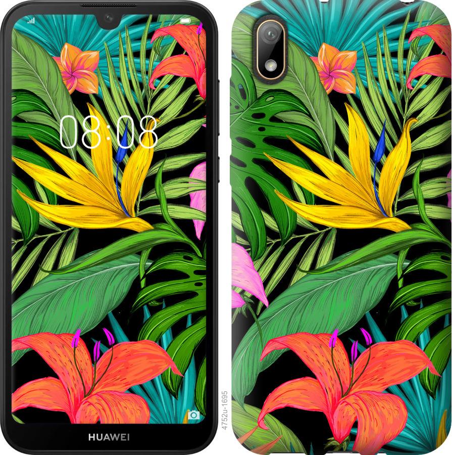 

Чохол на Huawei Y5 2019 Тропічні листя 1