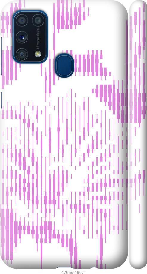 

Чехол на Samsung Galaxy M31 M315F Розовый бутон. Цветок. Pink Flower Bloom