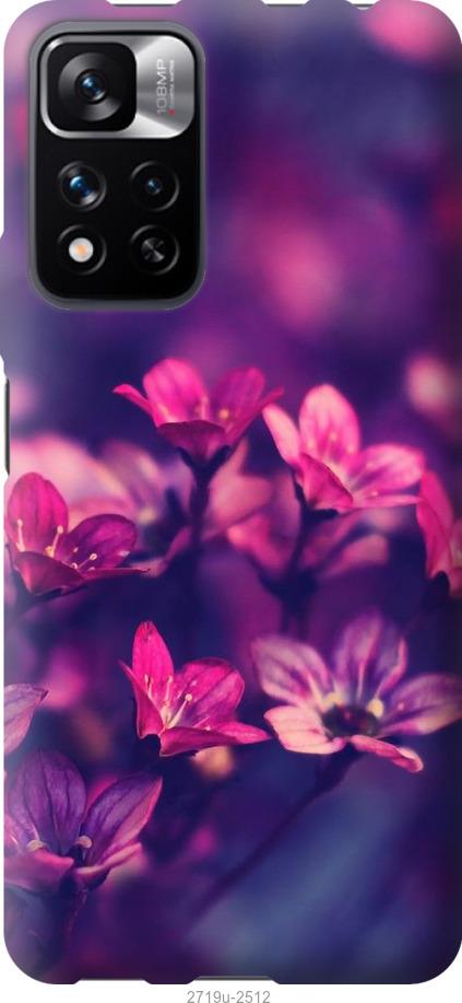 

Чехол на Xiaomi Redmi Note 11 Pro Пурпурные цветы