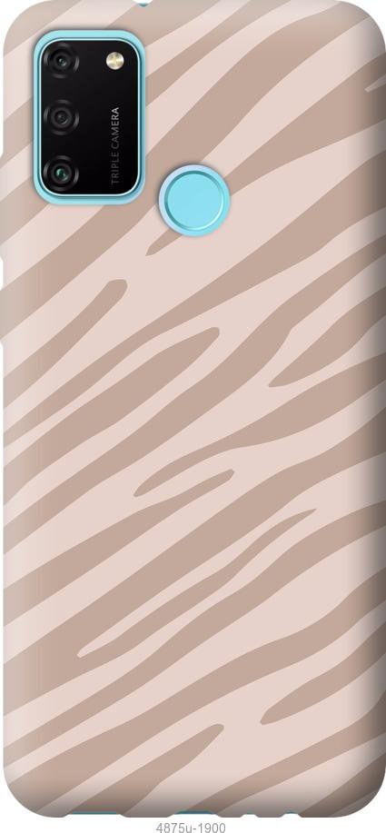 Чехол на Xiaomi Redmi 9C Зебра беж