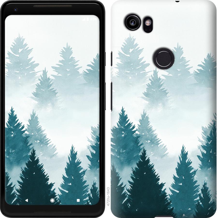 

Чохол на Google PixeL 2 XL Акварельні Ялинки