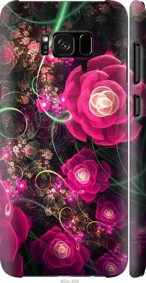 Чехол на Samsung Galaxy S8 Абстрактные цветы 3
