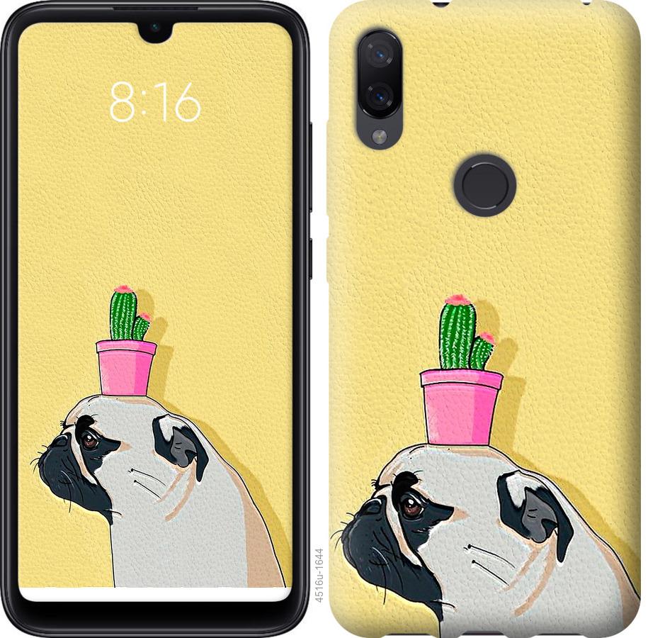 

Чохол на Xiaomi Mi Play Мопс з кактусом