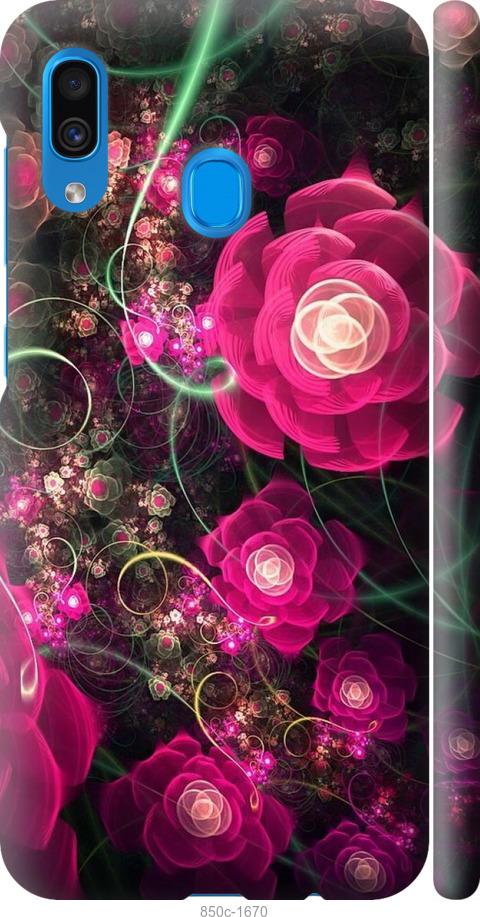 Чохол на Samsung Galaxy A20 2019 A205F Абстрактні квіти 3