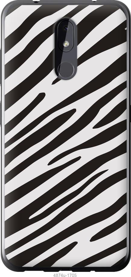 

Чехол на Nokia 3.2 Классическая зебра
