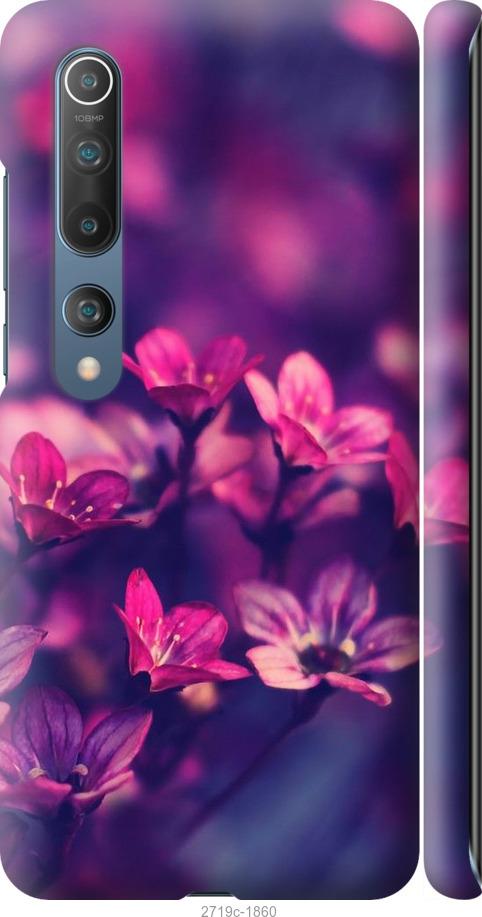 

Чехол на Xiaomi Mi 10 Pro Пурпурные цветы