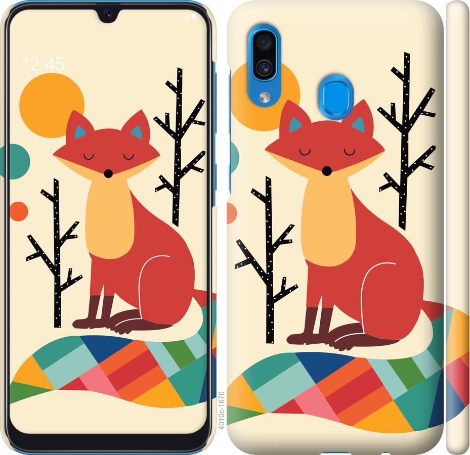 

Чехол на Samsung Galaxy A30 2019 A305F Rainbow fox