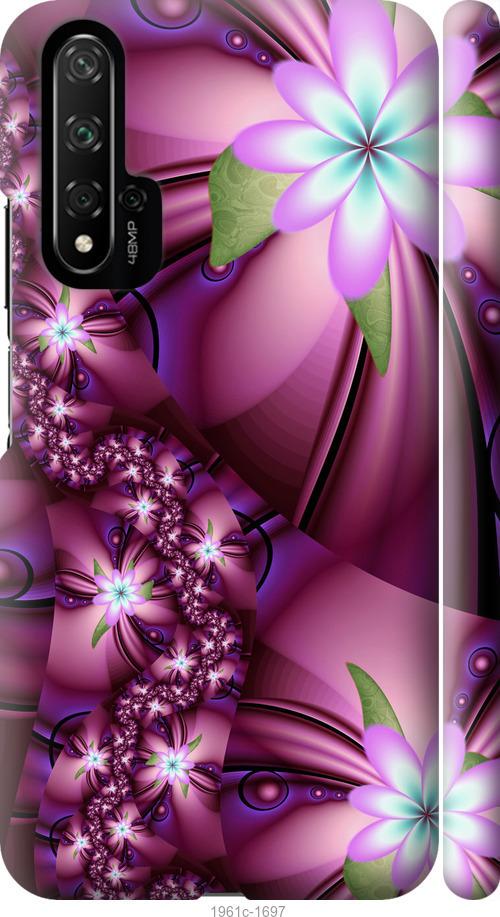 

Чехол на Huawei Nova 5T Цветочная мозаика